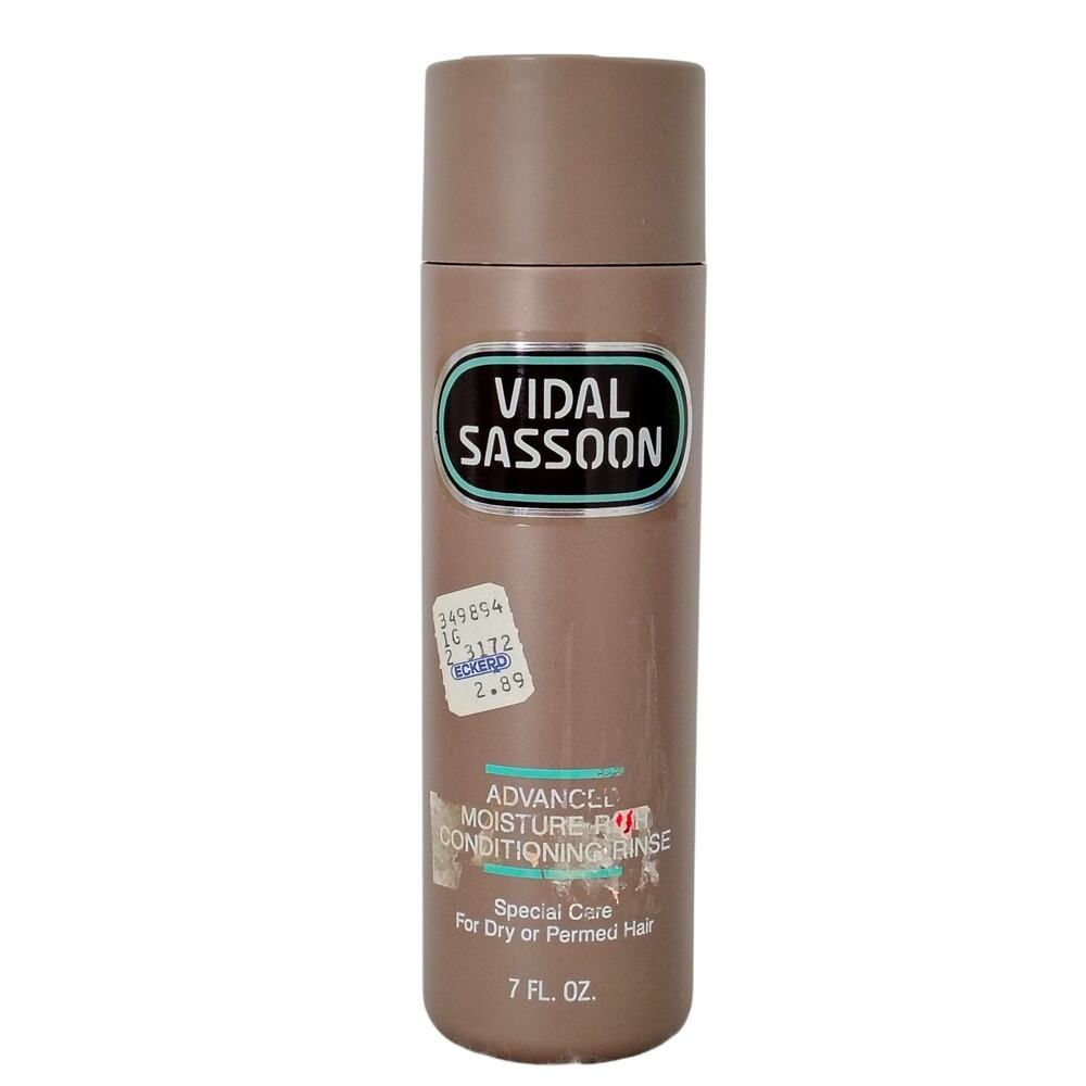 Vidal Sassoon Advanced Moisture Rich Conditioning Rinse 7 oz. Vintage 1987